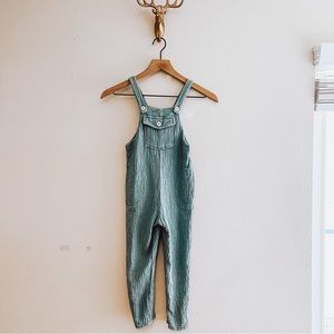 ZARA Boy's Blue Overalls Size 4-5 Years